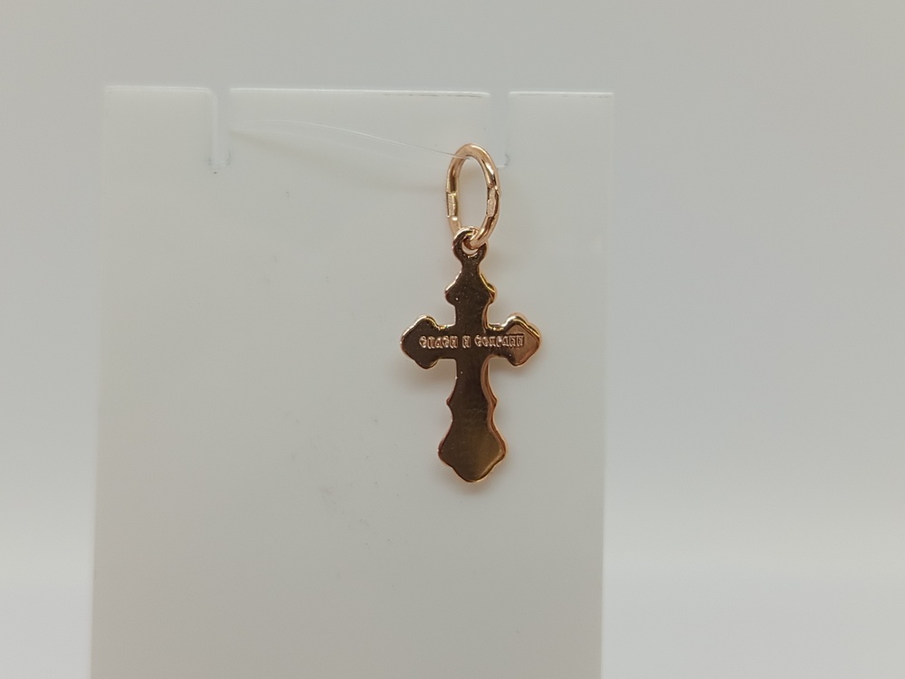 ПОДВЕСКА КРЕСТ без камня (Au 585)