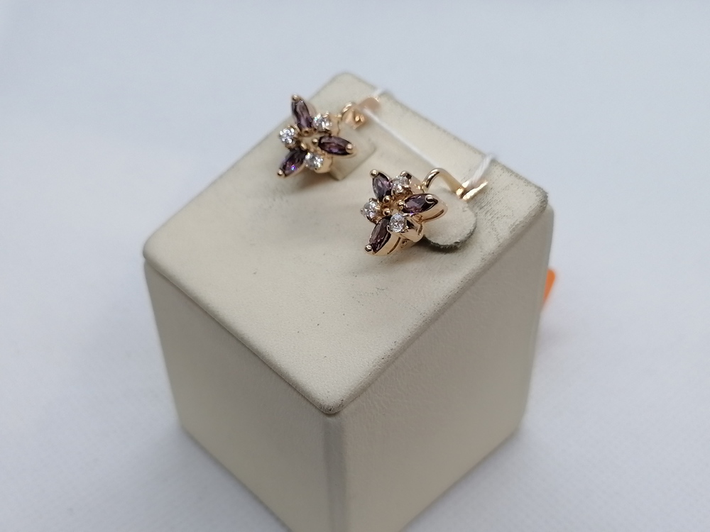 СКМИ585 СЕРЬГИ С КАМНЯМИ (Au 585) СКМИ585 СЕРЬГИ С КАМНЯМИ (Au 585)