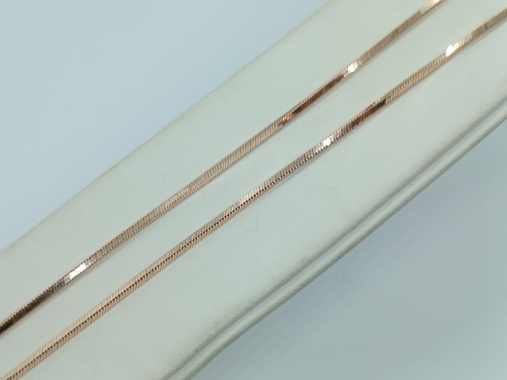 ЦЕПЬ ПОЛНОВЕСНАЯ Жгут(снейк) (Au 585)