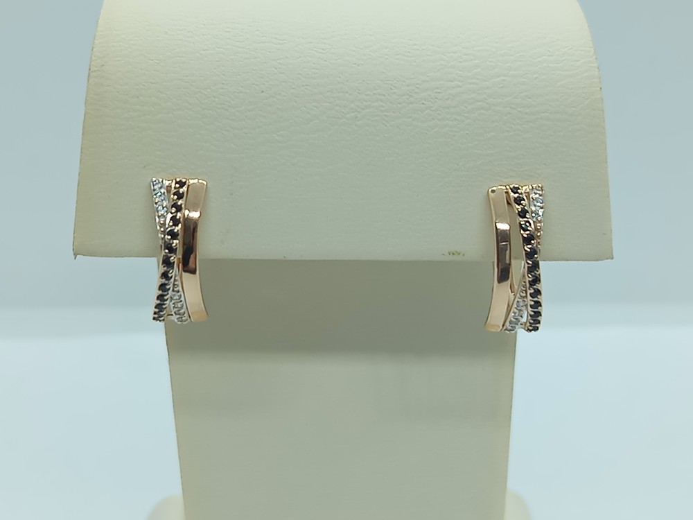 СКМИ585 СЕРЬГИ С КАМНЯМИ (Au 585)