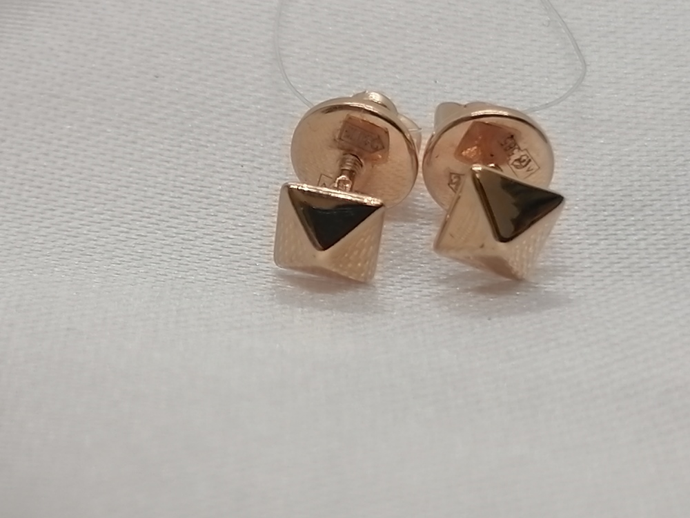 СЕРЬГИ ПУСЕТЫ без камня (Au 585)