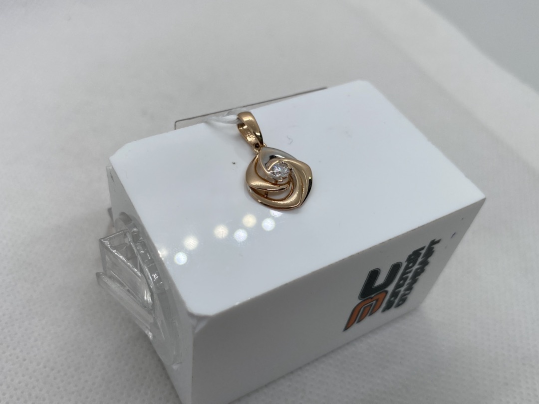 ПОДКМ585 ПОДВЕСКА С КАМНЕМ (Au 585)