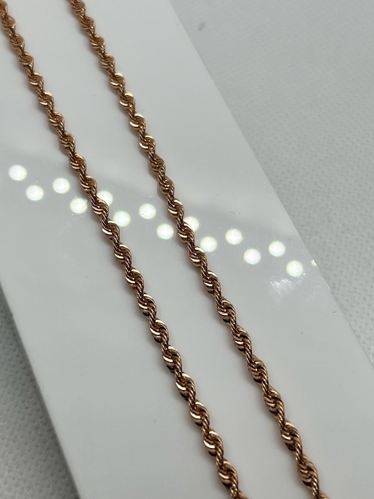 ЦЕПЬ ПУСТОТЕЛАЯ Веревка (Au 585)