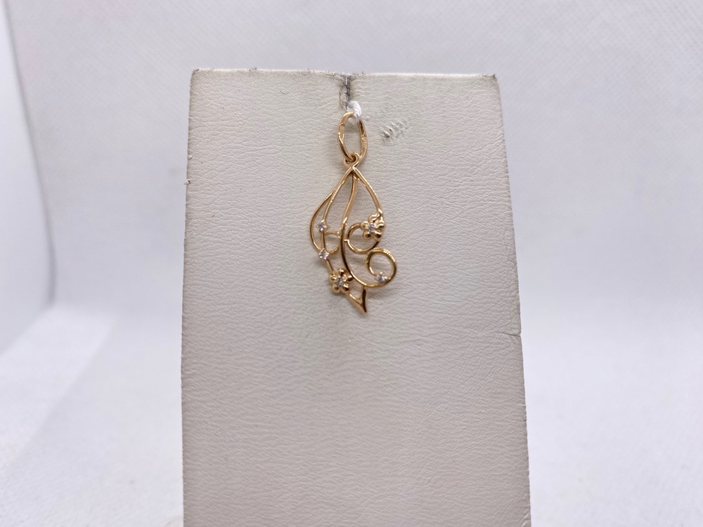 ПОДКМИ585 ПОДВЕСКА С КАМНЯМИ (Au 585)