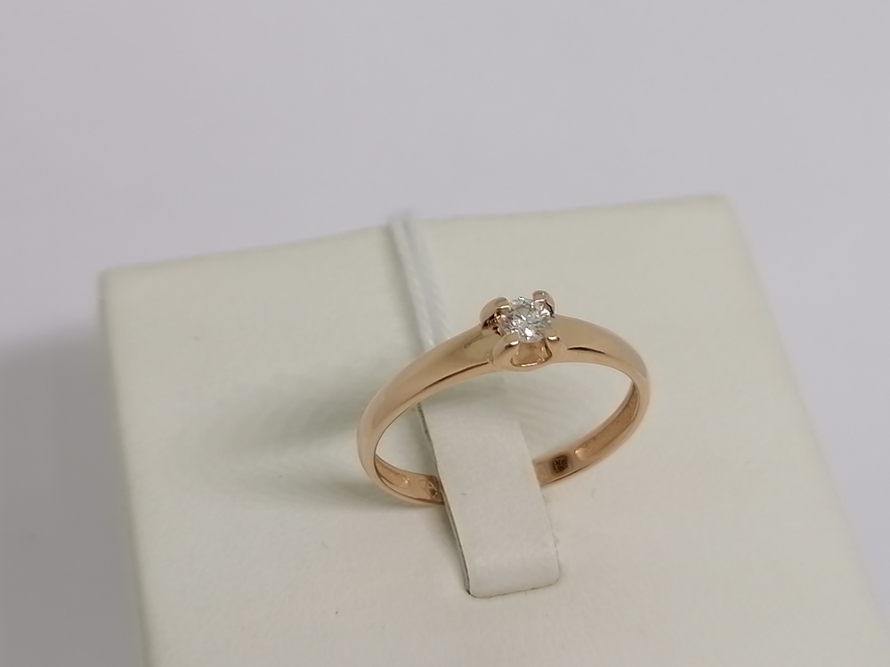 КОЛЬЦО БРИЛЛИАНТ Au 585