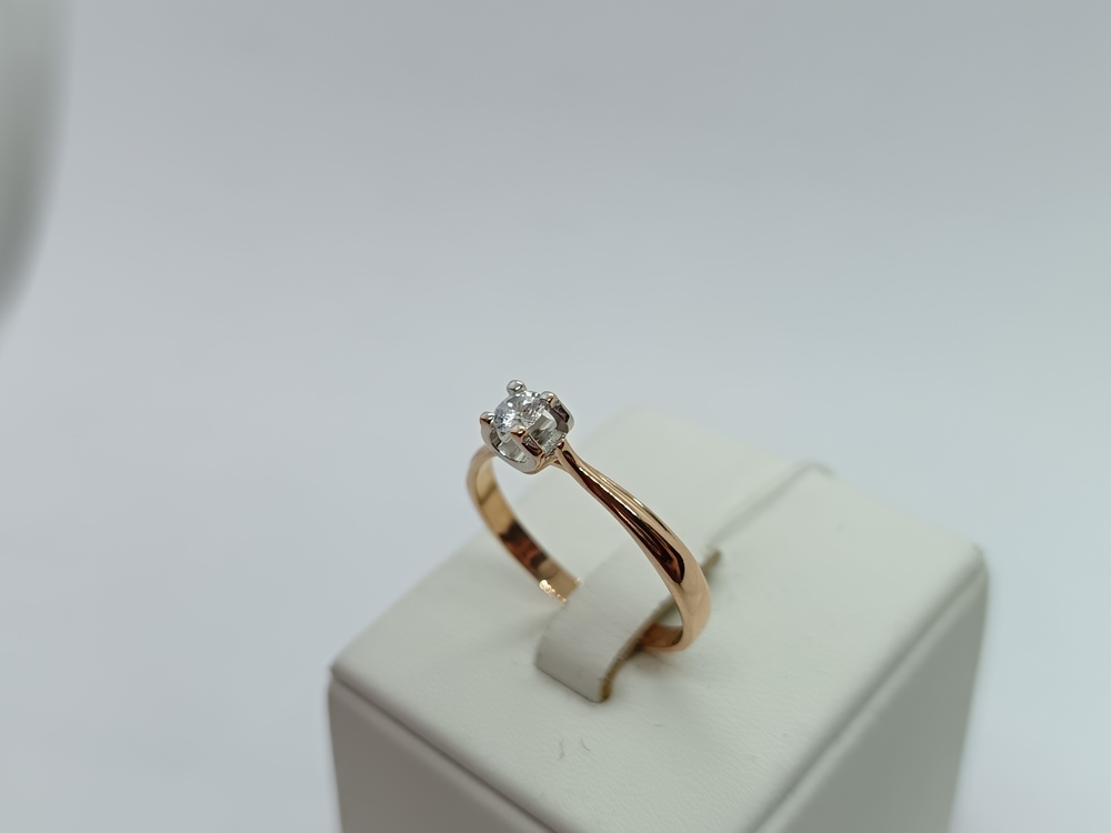 КОЛЬЦО С КАМНЕМ (Au 585)