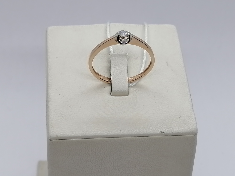 КОЛЬЦО БРИЛЛИАНТ Au 585