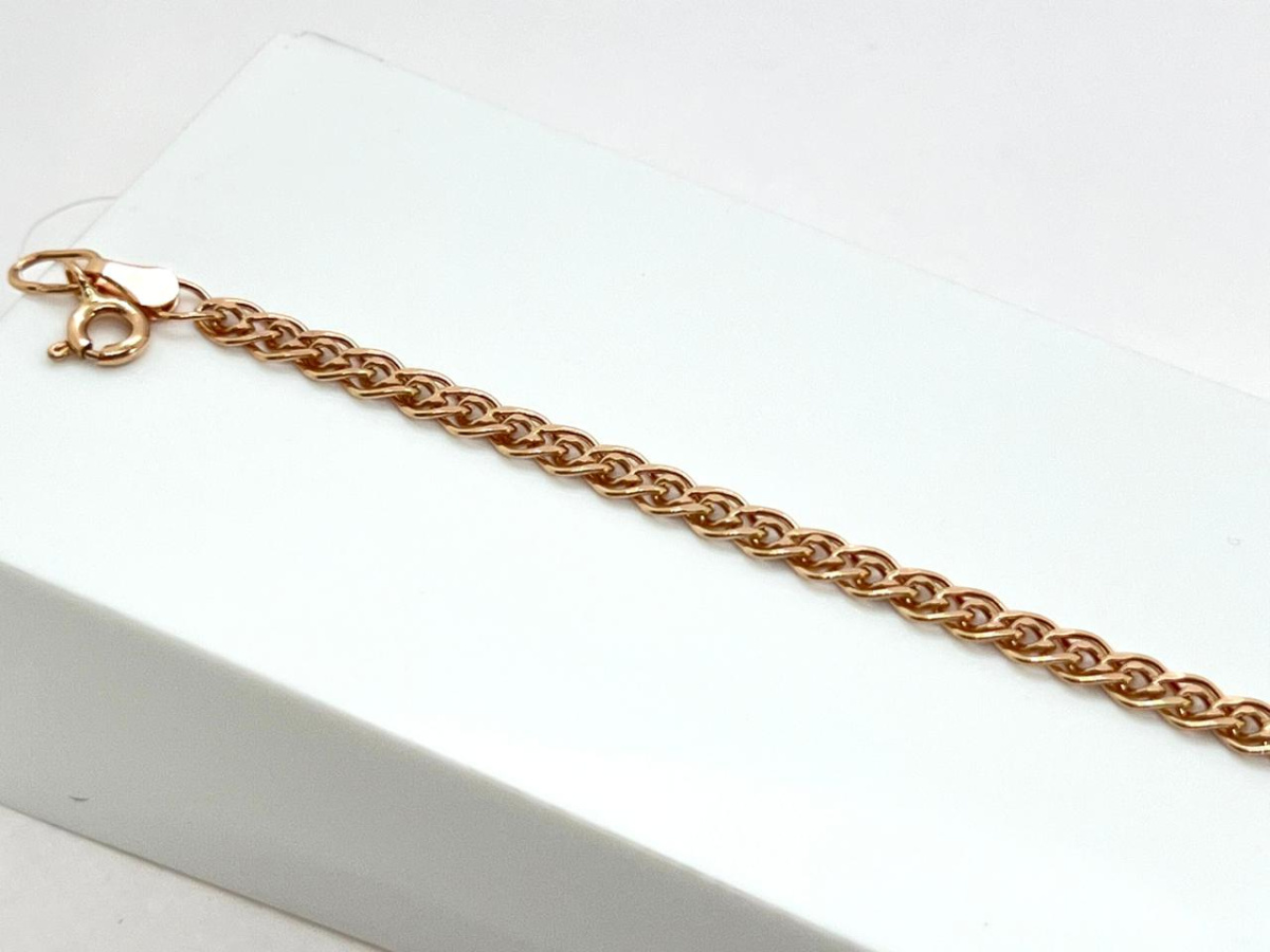 7060155П-17 БРАСЛЕТ ПУСТОТЕЛЫЙ Нона (Au 585)