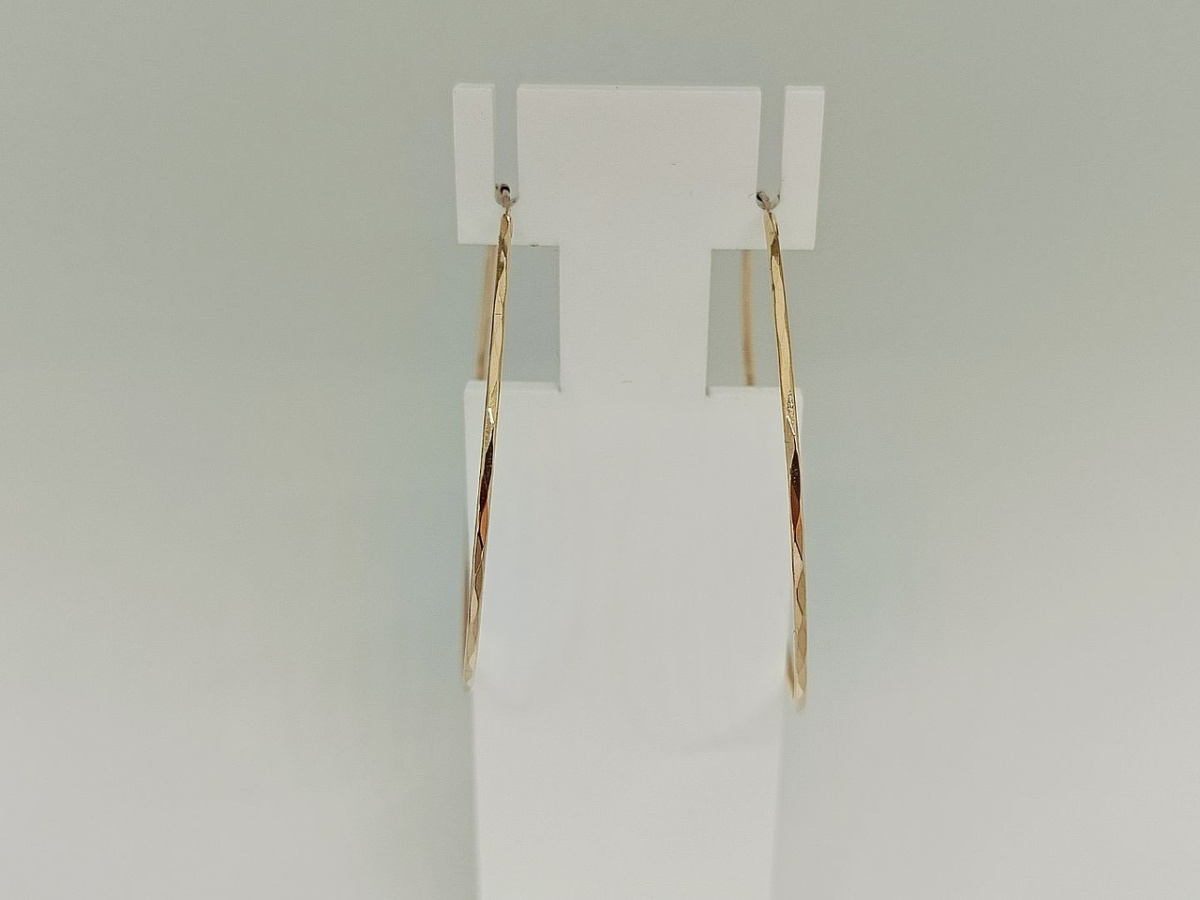 СКОН585 СЕРЬГИ КОНГО (Au 585)