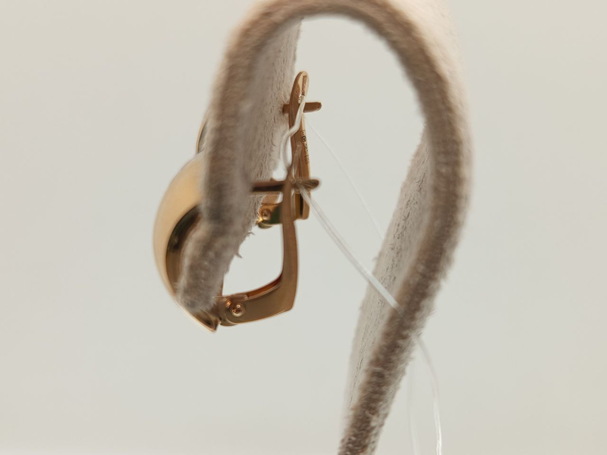 СЕРЬГИ БЕЗ КАМНЯ (Au 585)