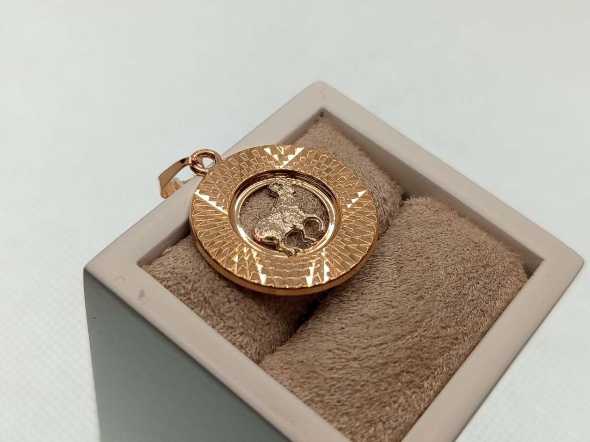 ПОДВЕСКА ЗНАК ЗОДИАКА ОВЕН (Au 585)