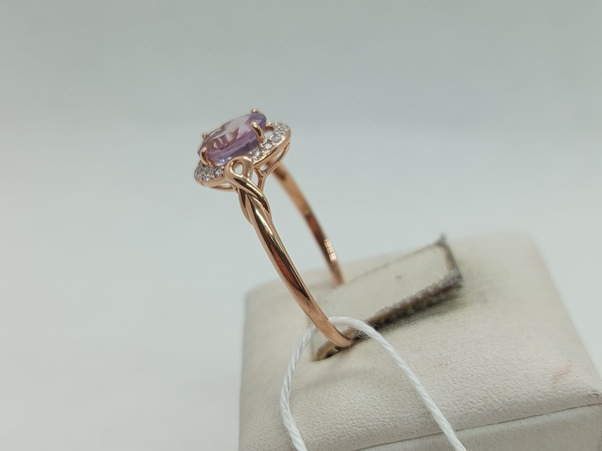 КОЛКМИ585 КОЛЬЦО С КАМНЯМИ (Au 585)