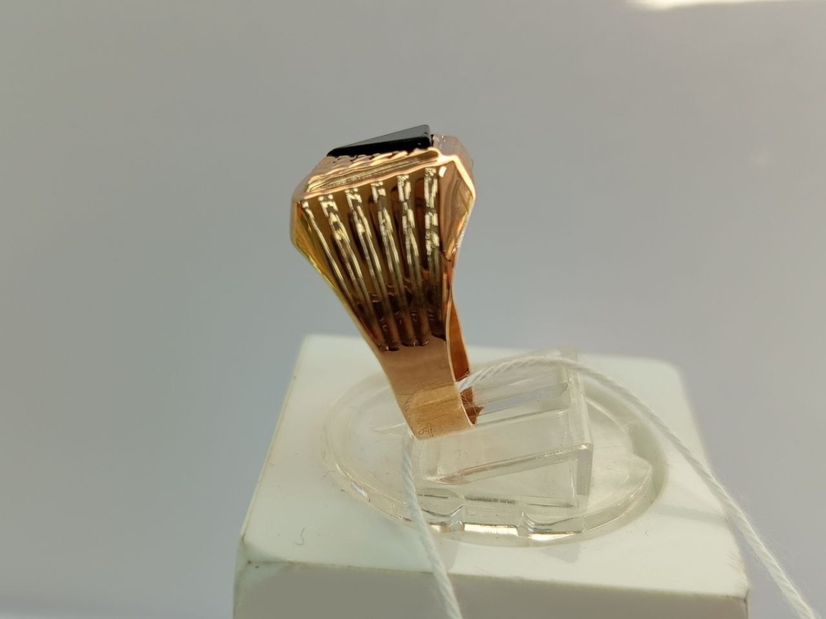 ПЕЧАТКА С КАМНЕМ (Au 375)