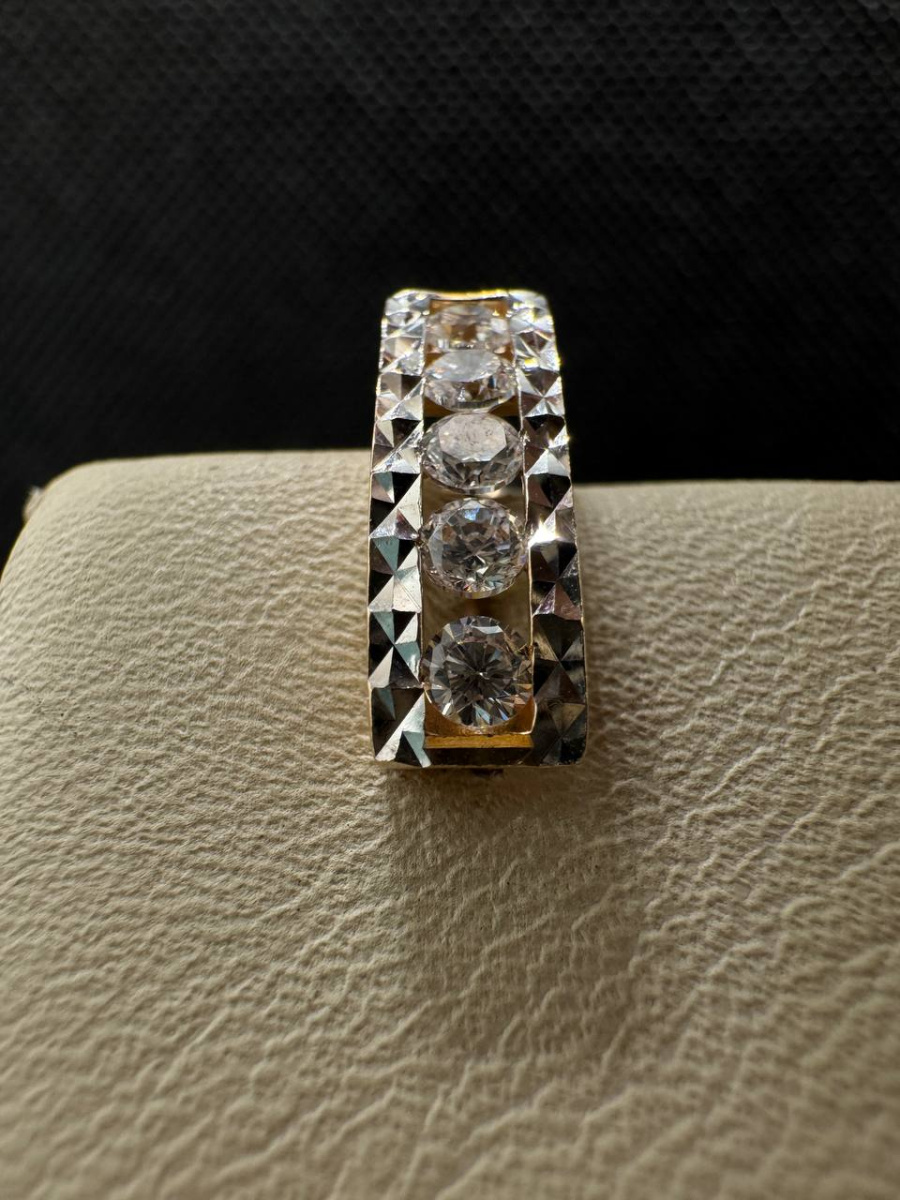 СКМИ585 СЕРЬГИ С КАМНЯМИ (Au 585)