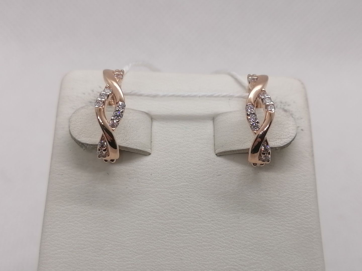 СЕРЬГИ С КАМНЯМИ (Au 585)