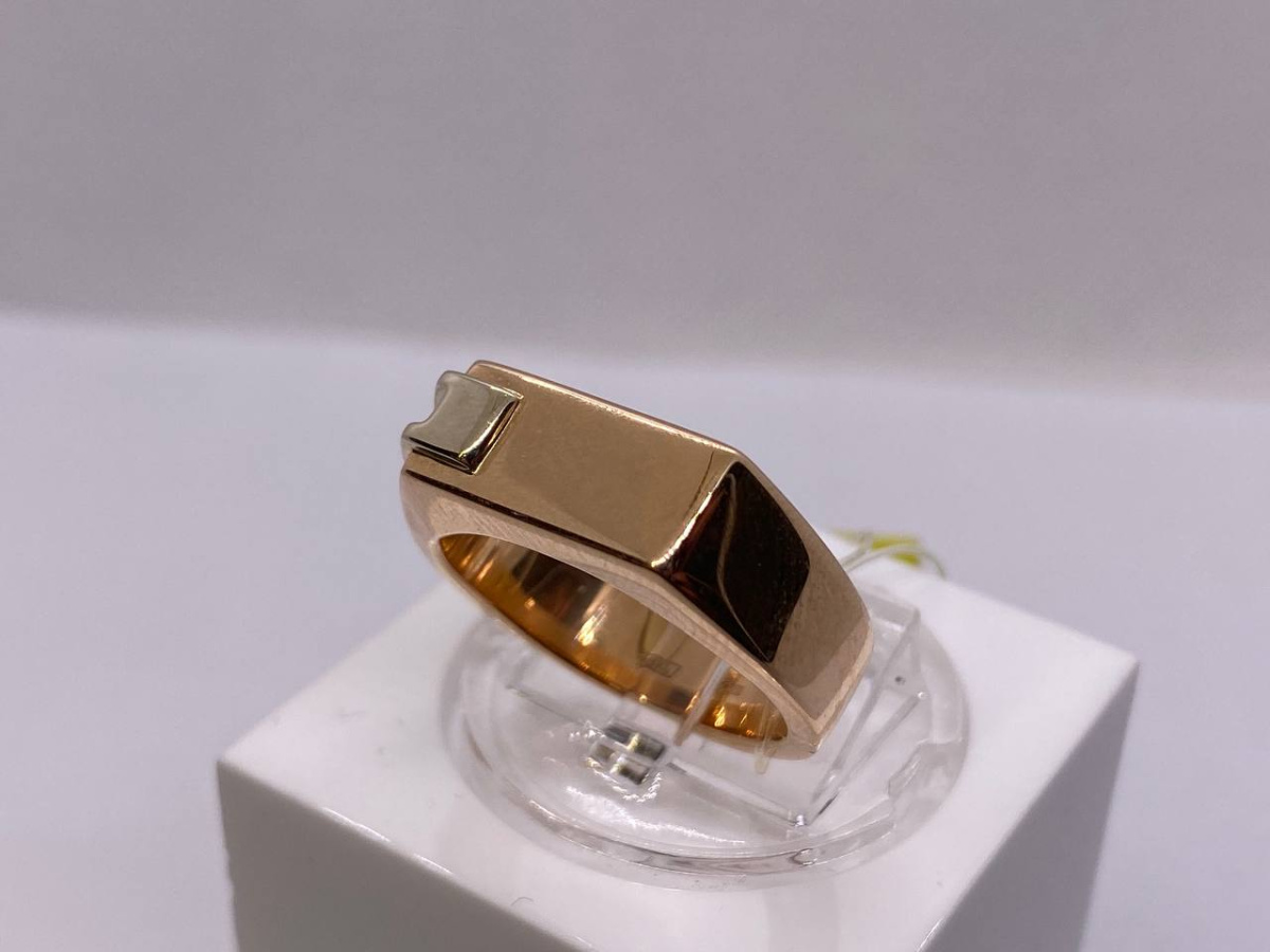 КОЛЬЦО ПЕЧАТКА без камня (Au 585)