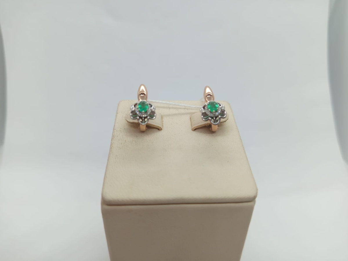 СЕРЬГИ БРИЛЛИАНТ (Au 585)