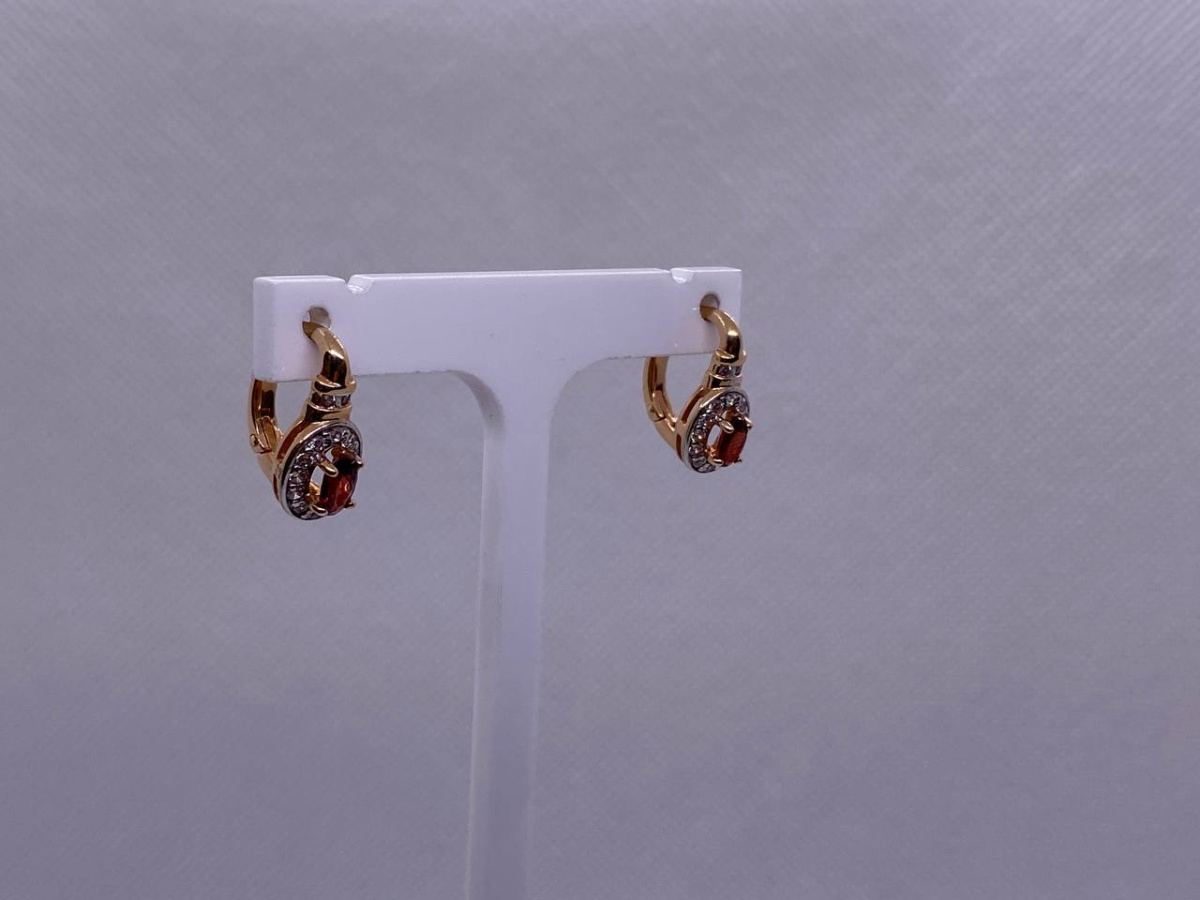 СЕРЬГИ С КАМНЯМИ (Au 585)