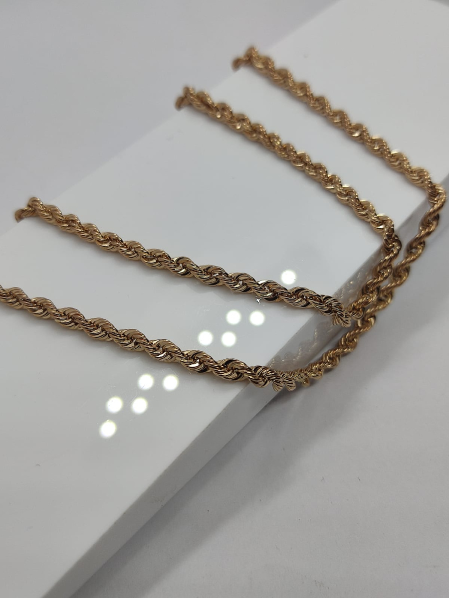 ЦЕПЬ ПОЛНОВЕСНАЯ Веревка (Au 585)