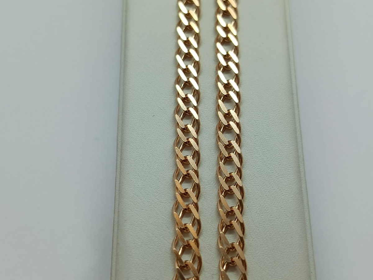 ЦЛР2585 ЦЕПЬ ПОЛНОВЕСНАЯ Ромб двойной (Au 585)