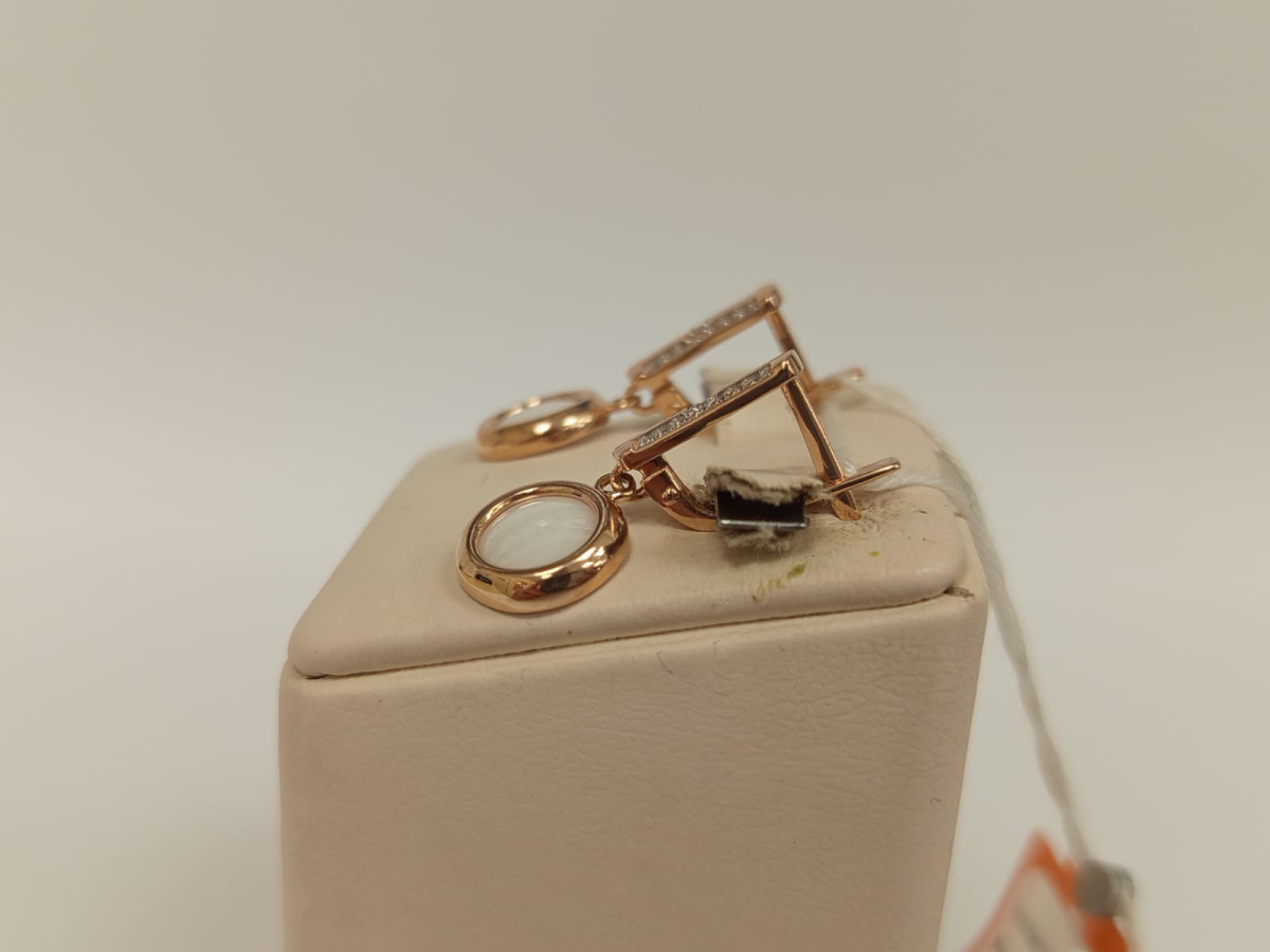 СЕРЬГИ С КАМНЯМИ (Au 585)