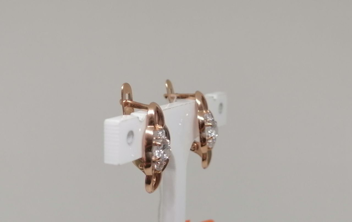 СКМИ585 СЕРЬГИ С КАМНЯМИ (Au 585) СКМИ585 СЕРЬГИ С КАМНЯМИ (Au 585)