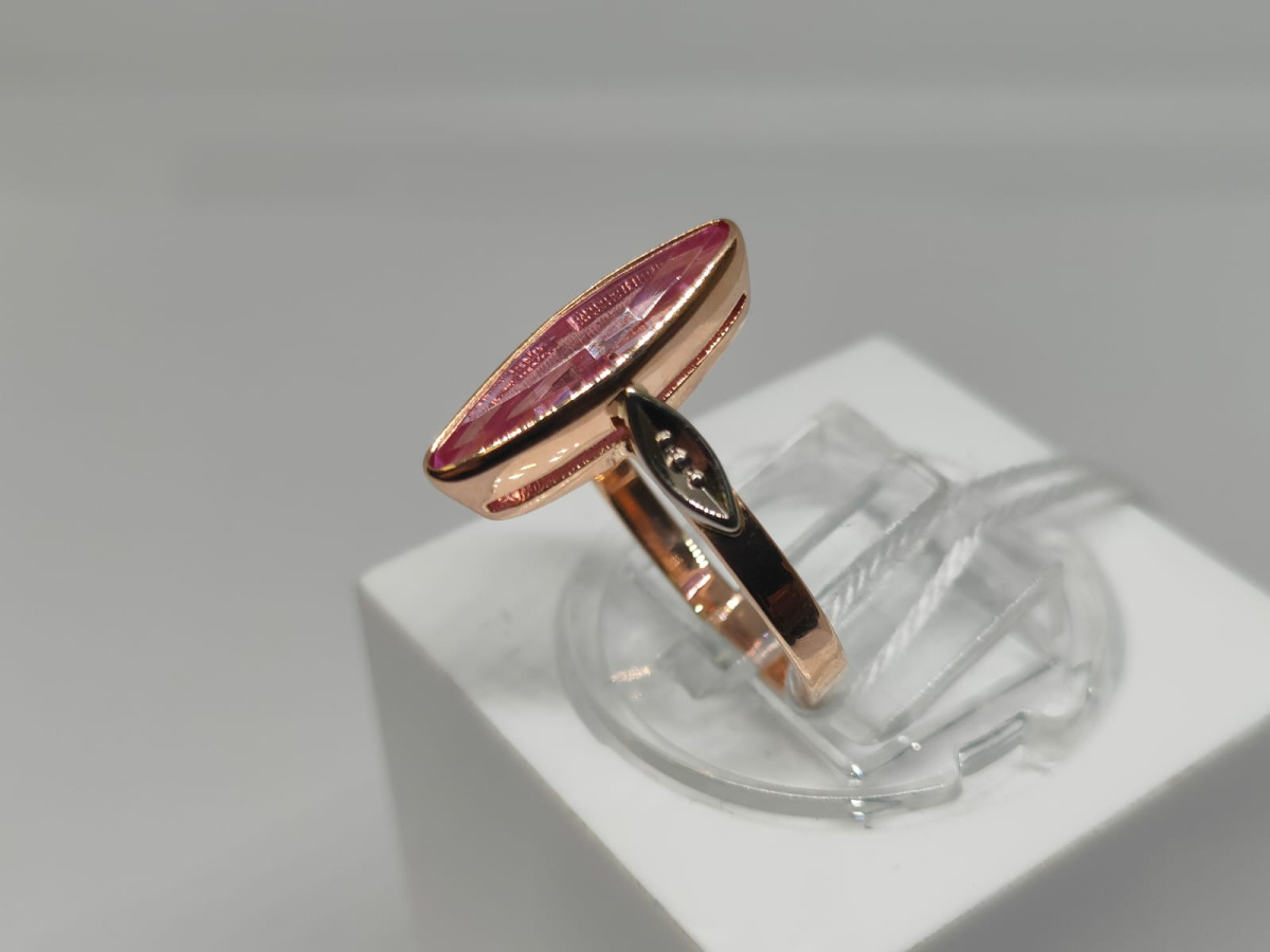 КОЛКМ583 КОЛЬЦО С КАМНЕМ (Au 583)