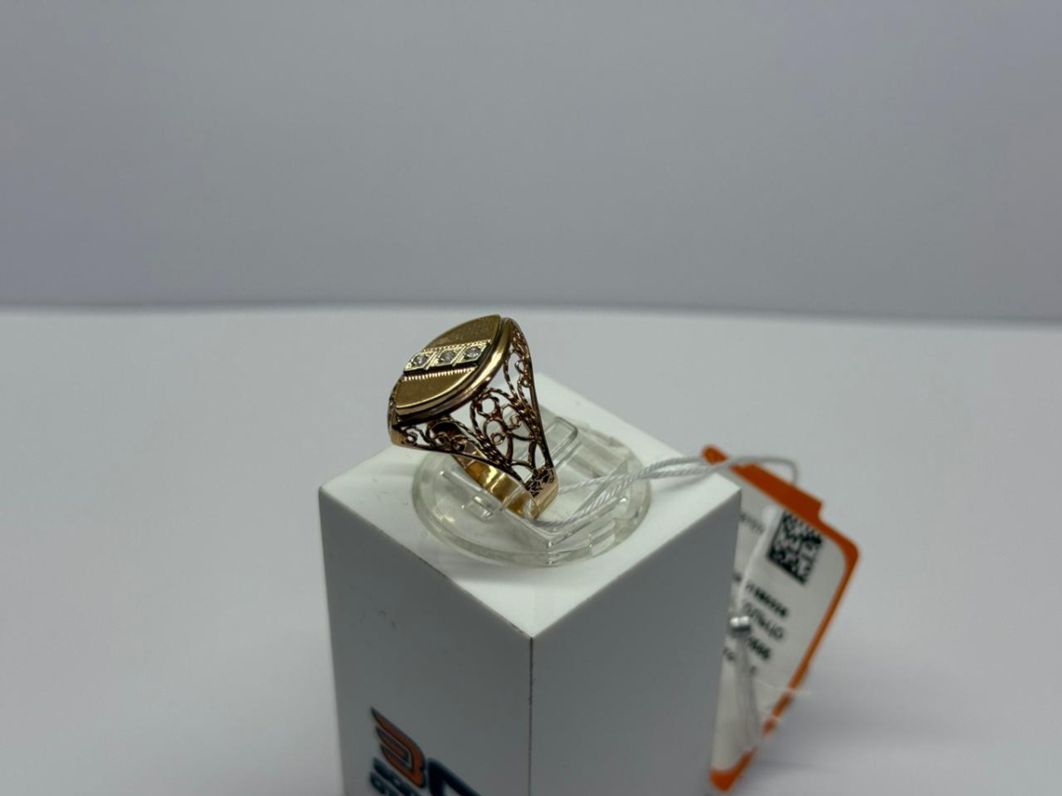 КОЛКМИ585 КОЛЬЦО С КАМНЯМИ (Au 585)