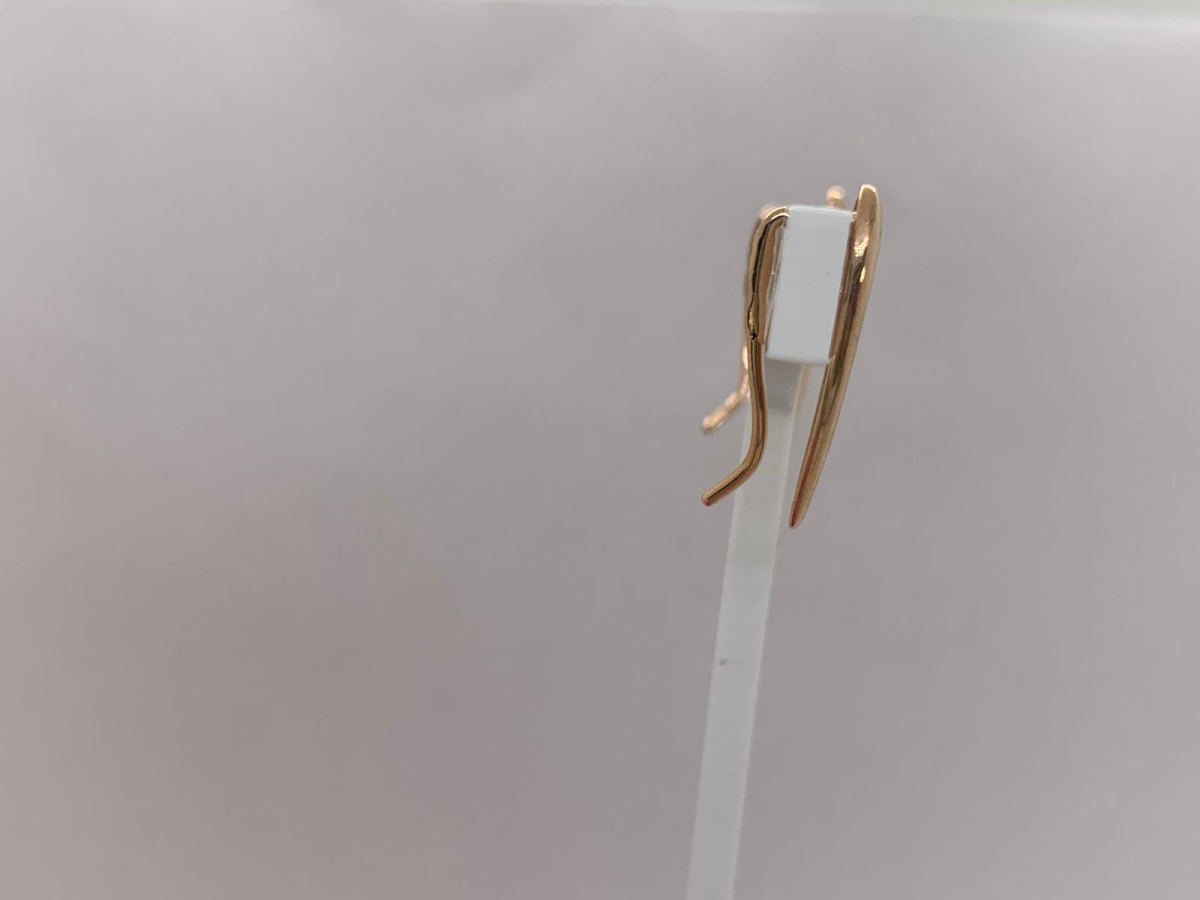 СЕРЬГИ КАФФЫ без камня (Au 585)