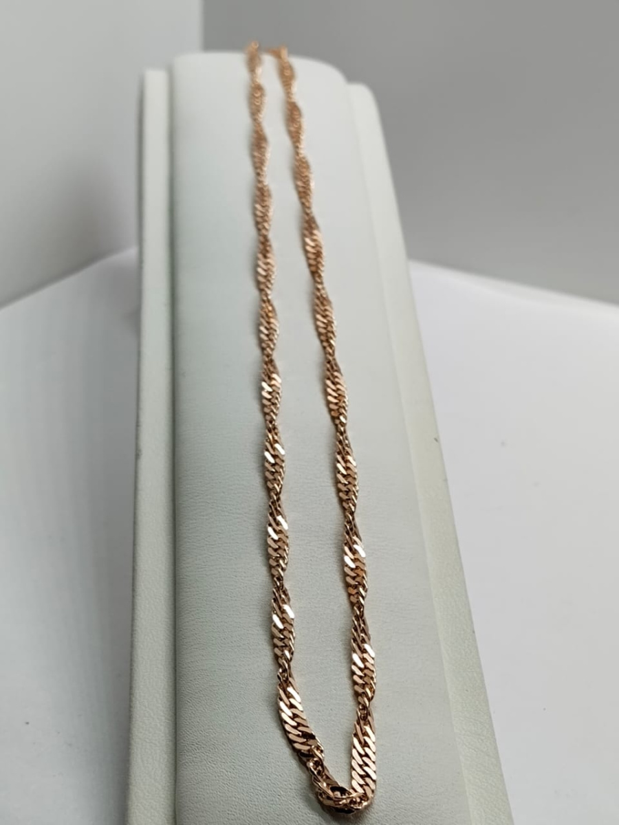 ЦЛСИ585 ЦЕПЬ ПОЛНОВЕСНАЯ Сингапур (Au 585)