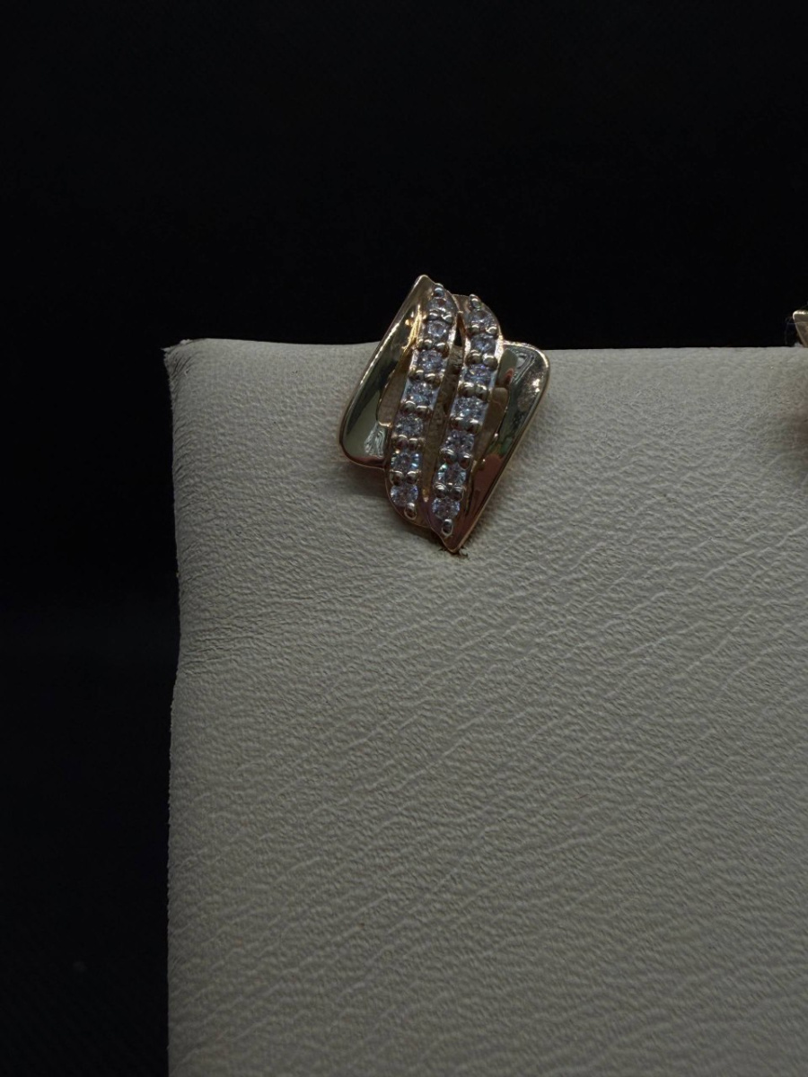 СЕРЬГИ С КАМНЯМИ (Au 585)