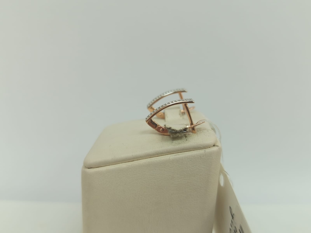 СЕРЬГИ БЕЗ КАМНЯ (Au 585)