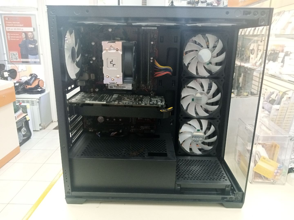 Системный блок ZALMAN; Core i5-7400, GeForce GTX 1060 6GB, 16 Гб, 400 Гб, Нет