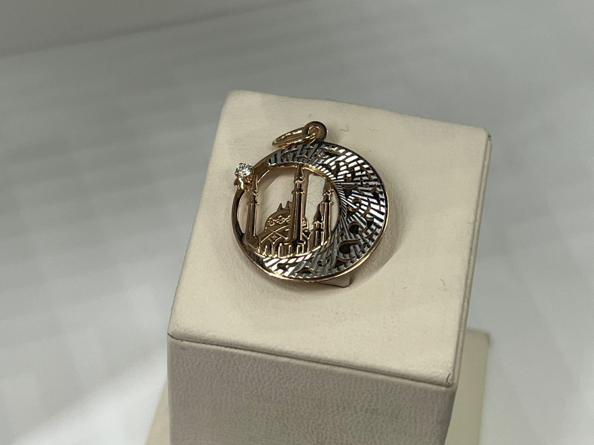 033277 ПОДВЕСКА МЕЧЕТЬ (Au 585)