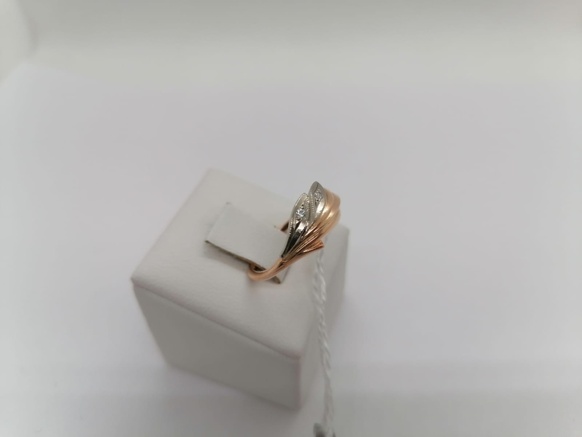 КОЛКМИ585 КОЛЬЦО С КАМНЯМИ (Au 585)