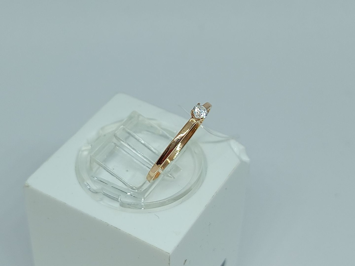 КОЛЬЦО С КАМНЕМ (Au 585)