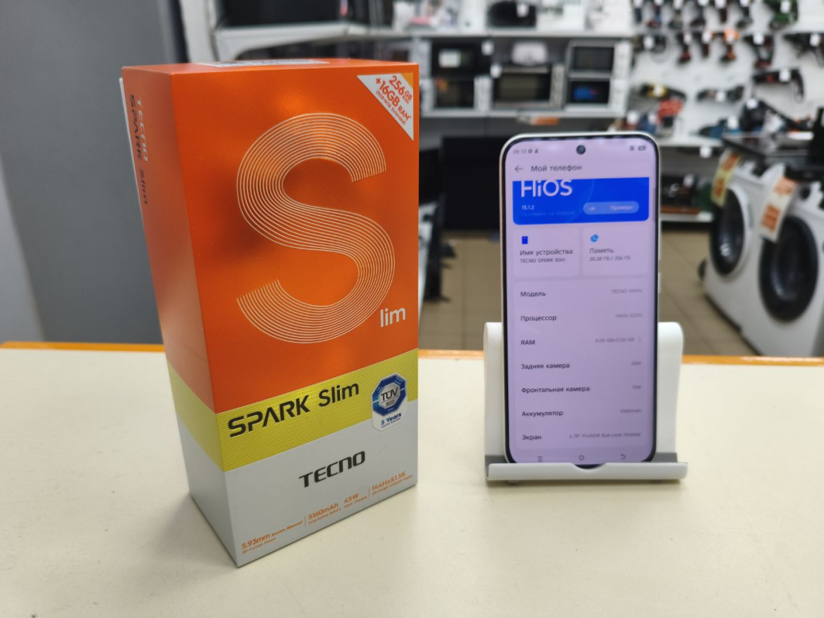 Смартфон Tecno Spark Slim 8/256