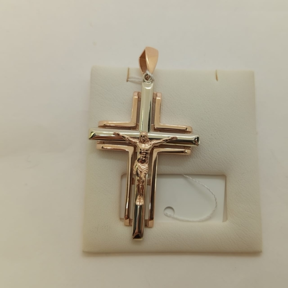 ПОДВЕСКА КРЕСТ без камня (Au 585)