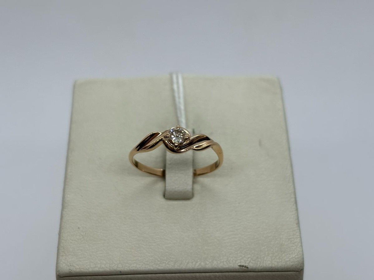 КОЛЬЦО БРИЛЛИАНТ Au 585