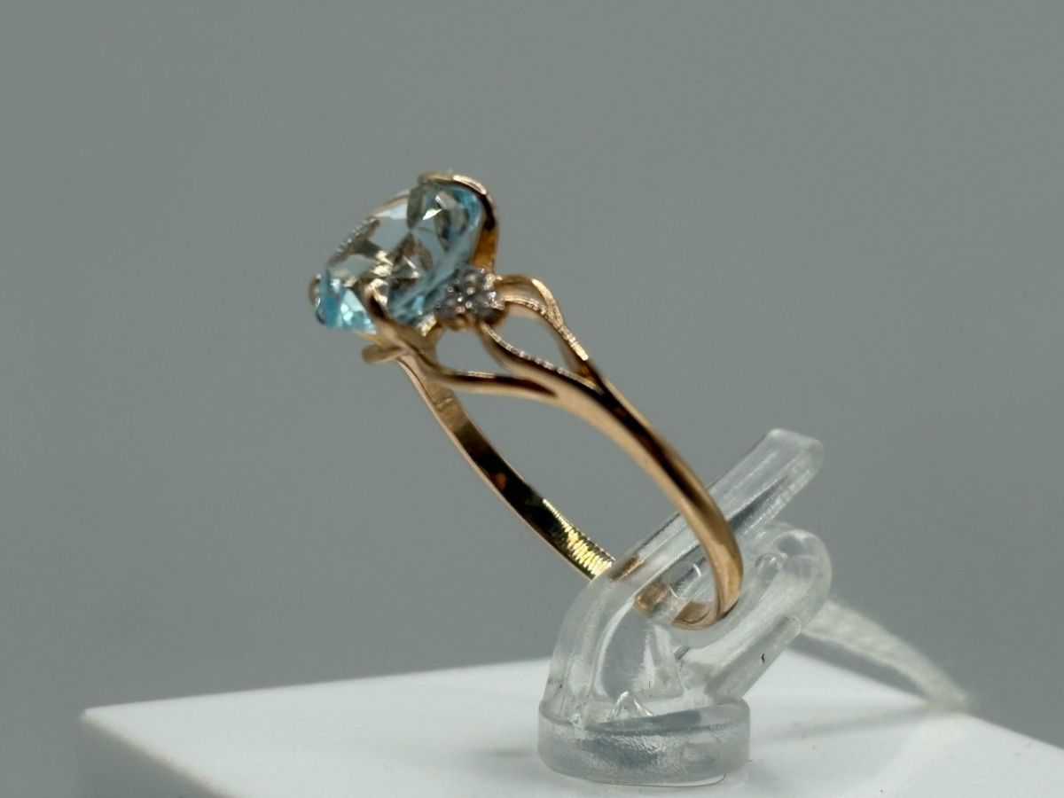 КОЛКМИ585 КОЛЬЦО С КАМНЯМИ (Au 585)