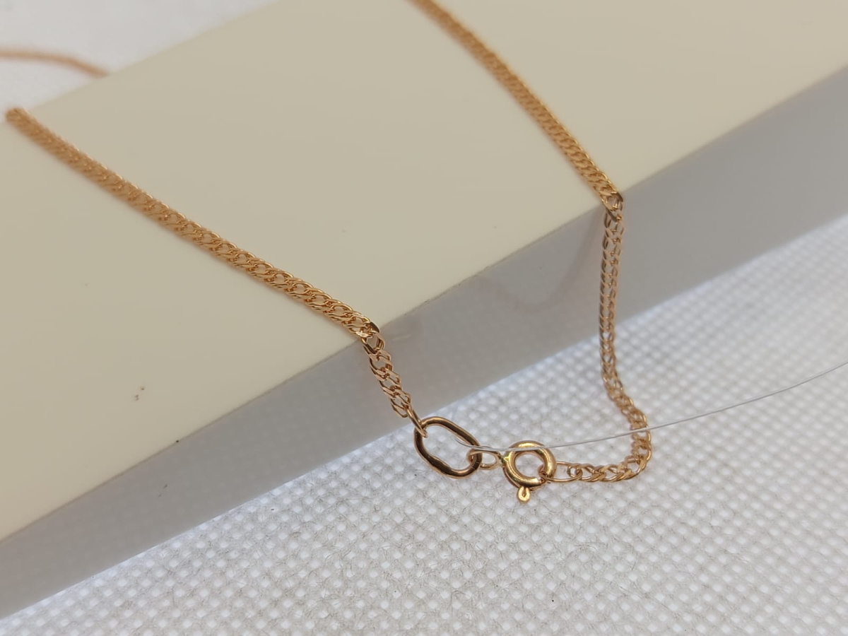 ЦЕПЬ ПОЛНОВЕСНАЯ Ромб двойной (Au 585)