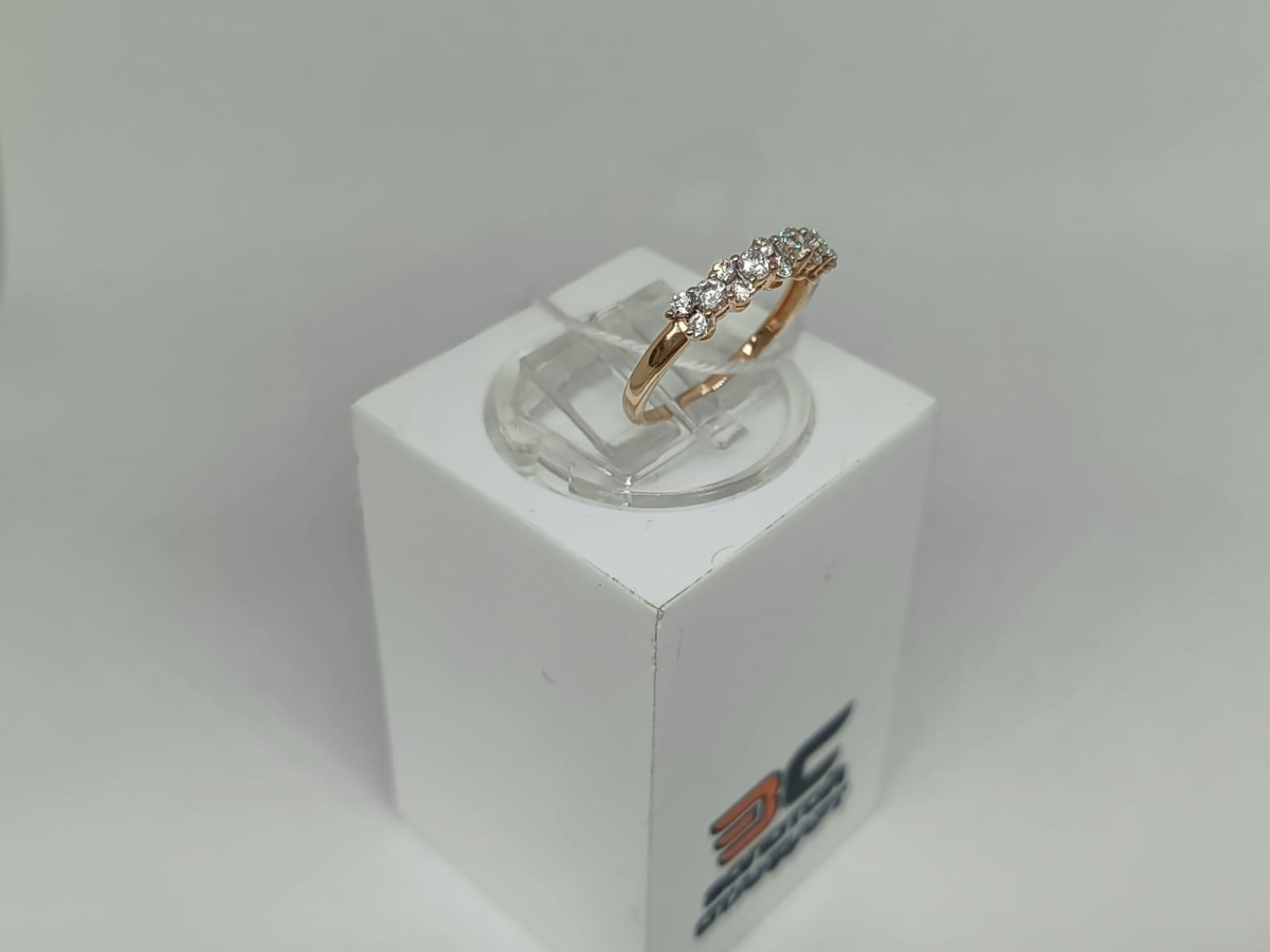 КОЛКМИ585 КОЛЬЦО С КАМНЯМИ (Au 585)