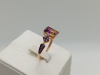 КОЛЬЦО С КАМНЯМИ (Au 585)