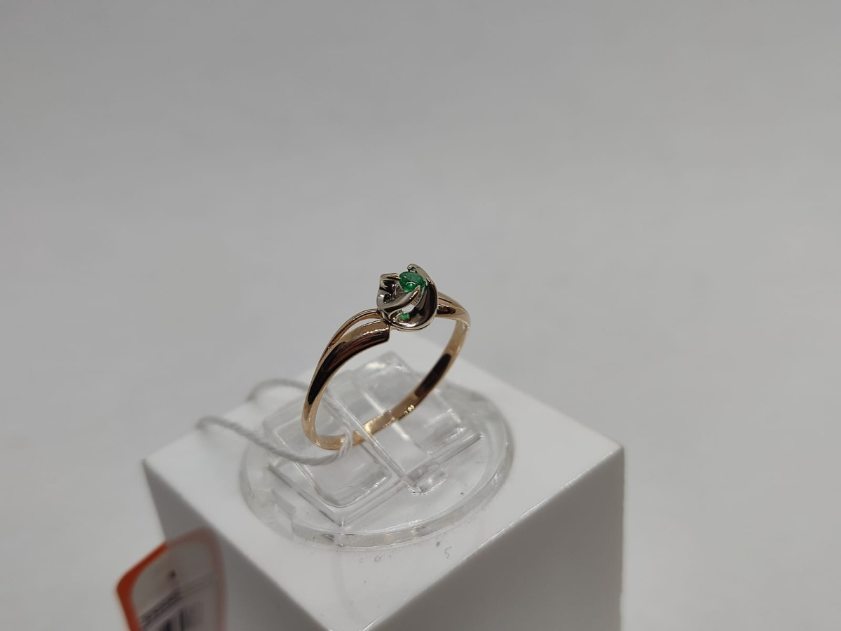 КОЛКМ585 КОЛЬЦО С КАМНЕМ (Au 585)