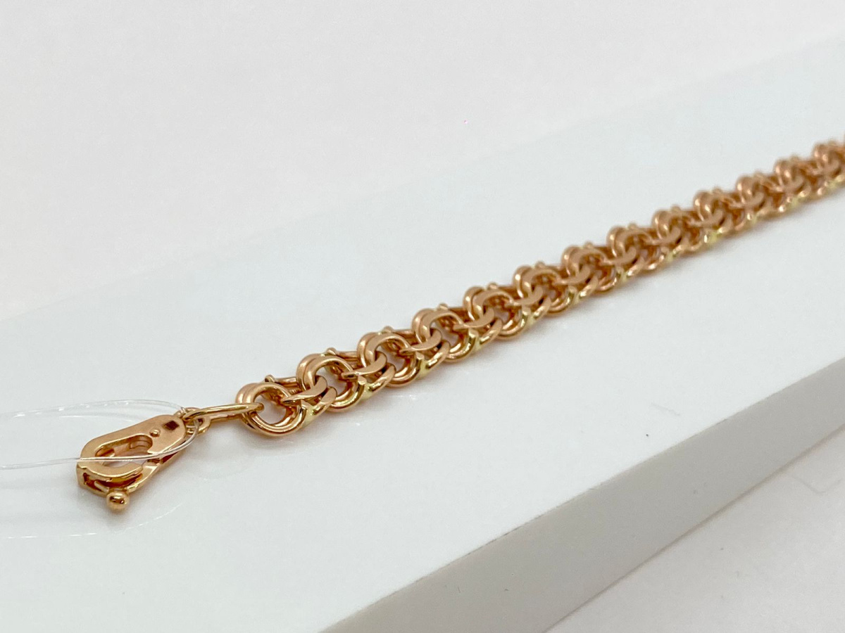 1600081 БРАСЛЕТ ПОЛНОВЕСНЫЙ Бисмарк (Au 585)