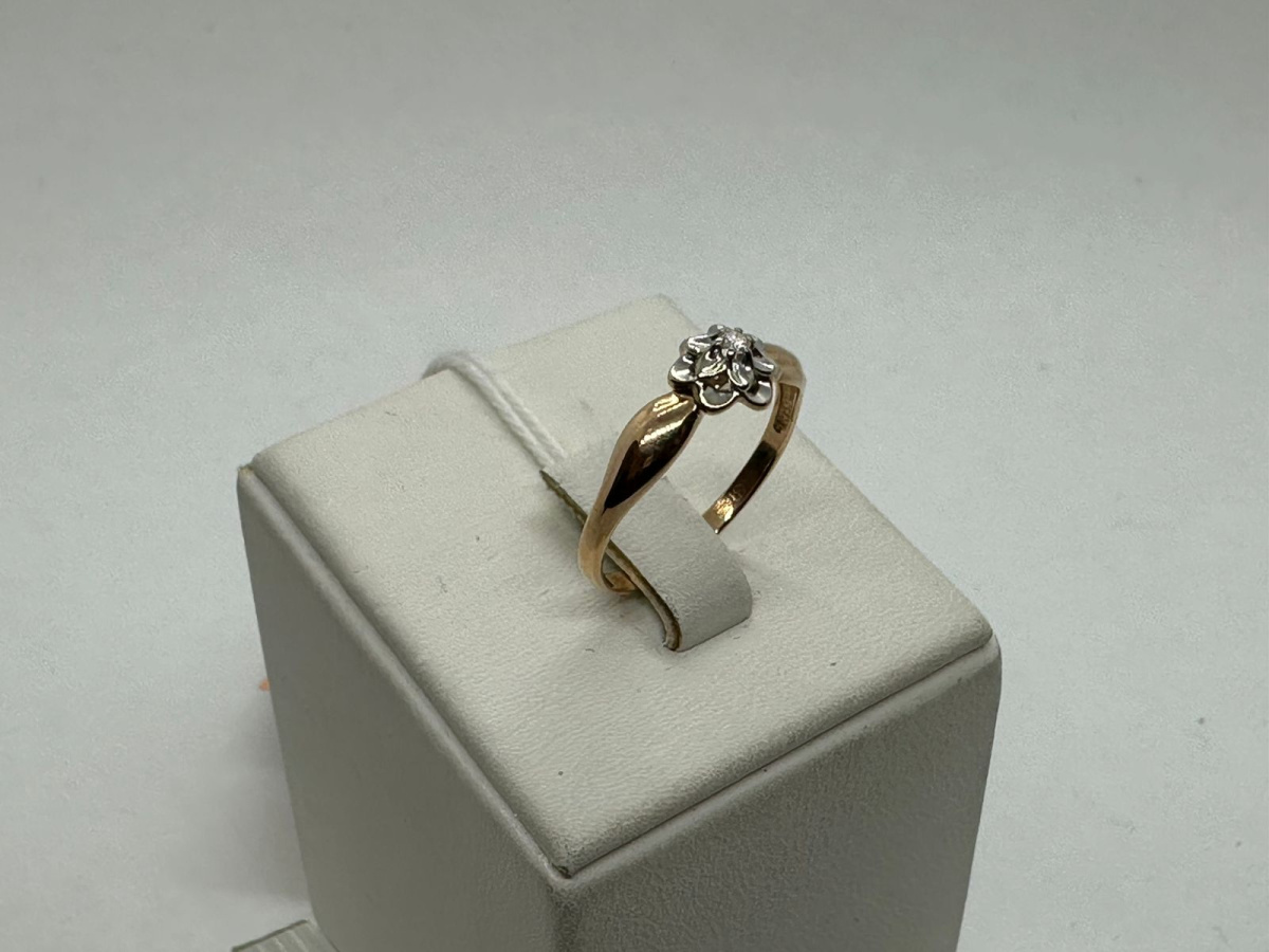 КОЛЬЦО БРИЛЛИАНТ Au 585