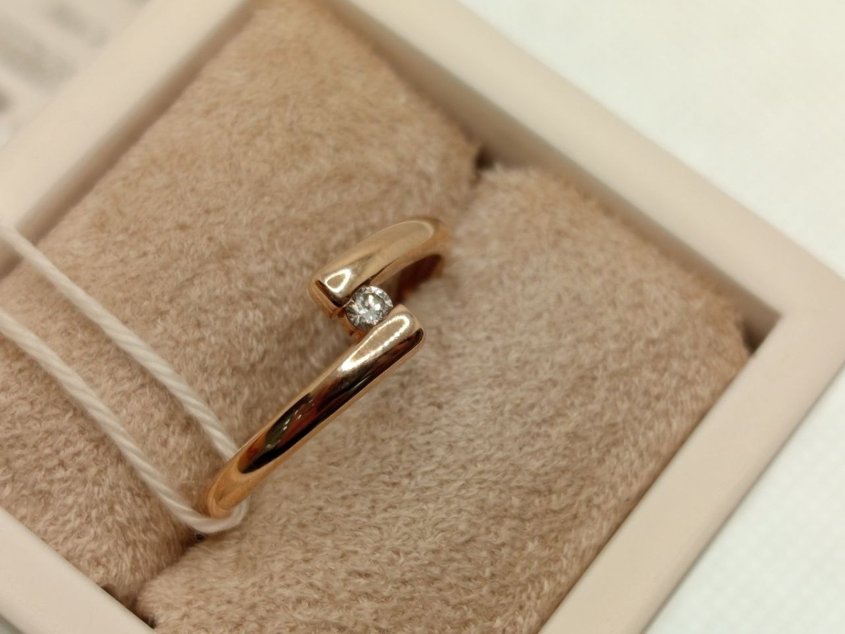 КОЛЬЦО БРИЛЛИАНТ Au 585