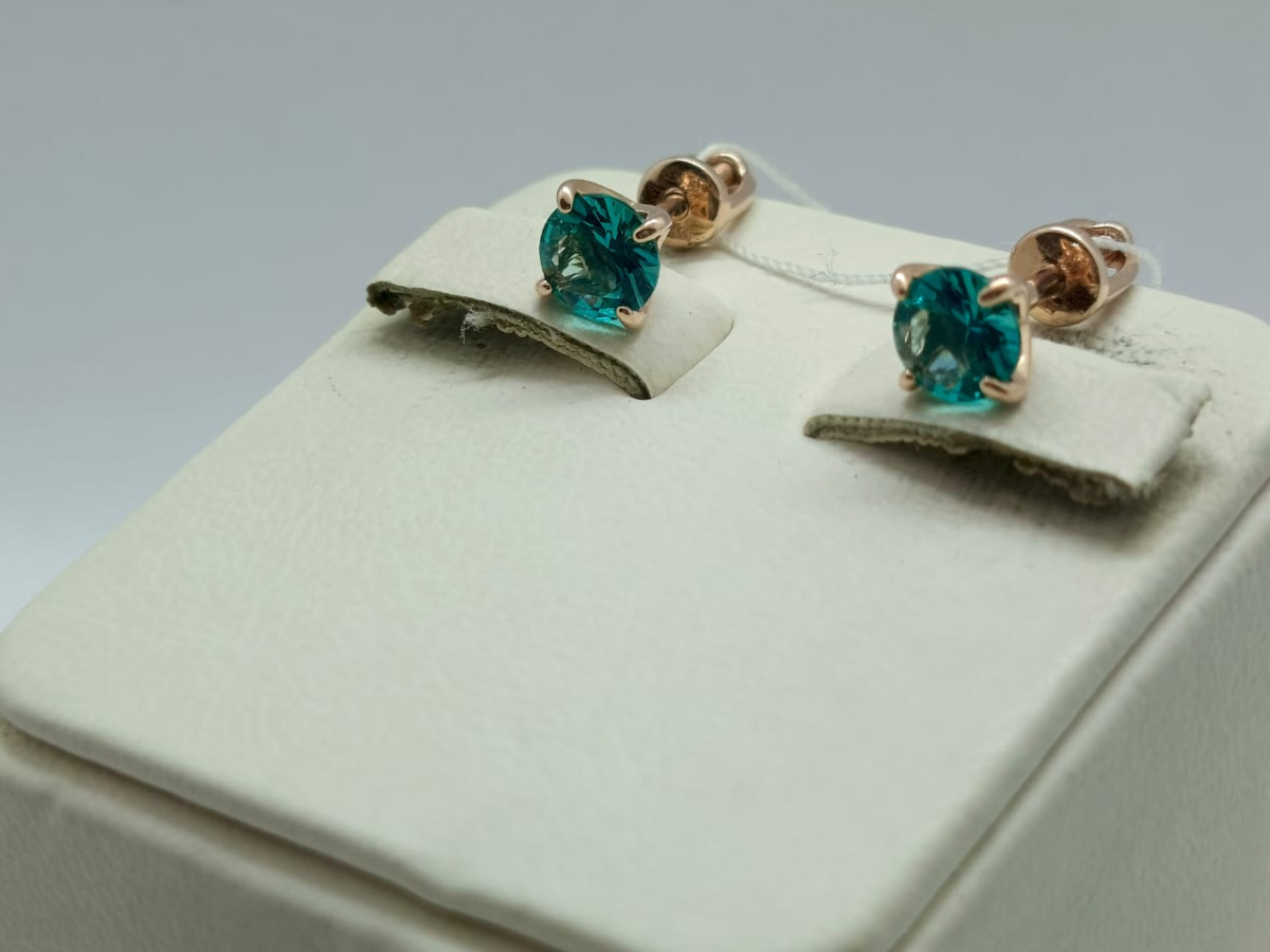 СПУС585 СЕРЬГИ ПУСЕТЫ (Au 585)