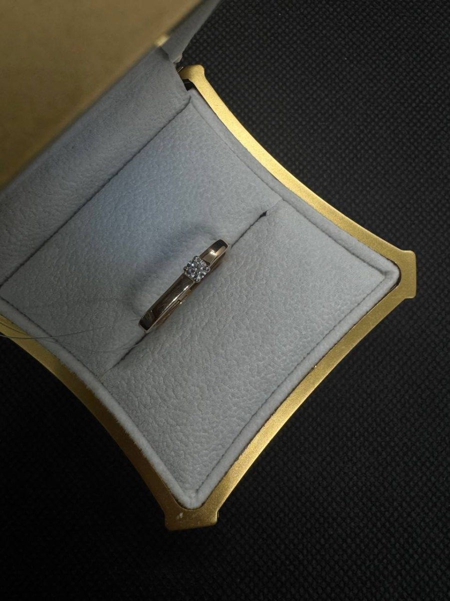 КОЛЬЦО С КАМНЕМ (Au 585)