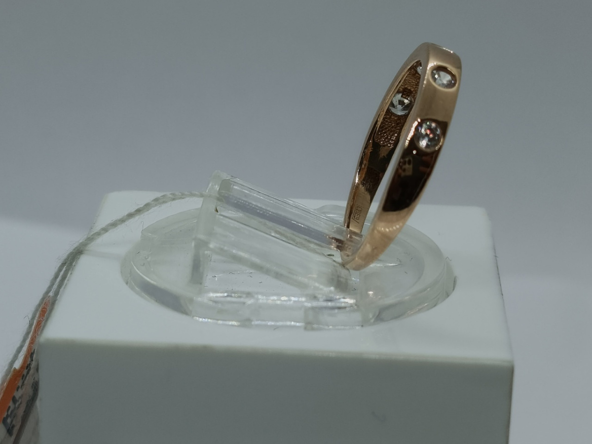 КОЛКМИ585 КОЛЬЦО С КАМНЯМИ (Au 585)